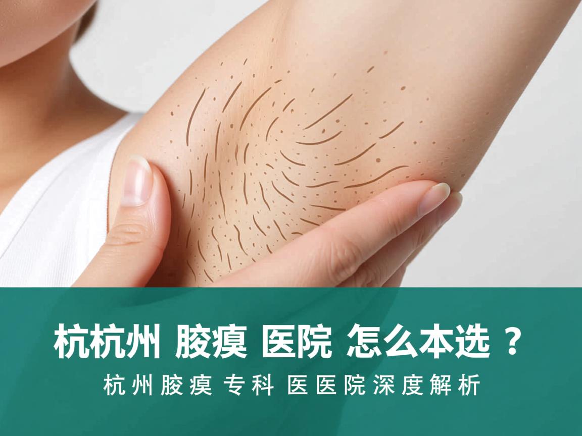 杭州腋臭医院怎么选？杭州腋臭专科医院深度解析