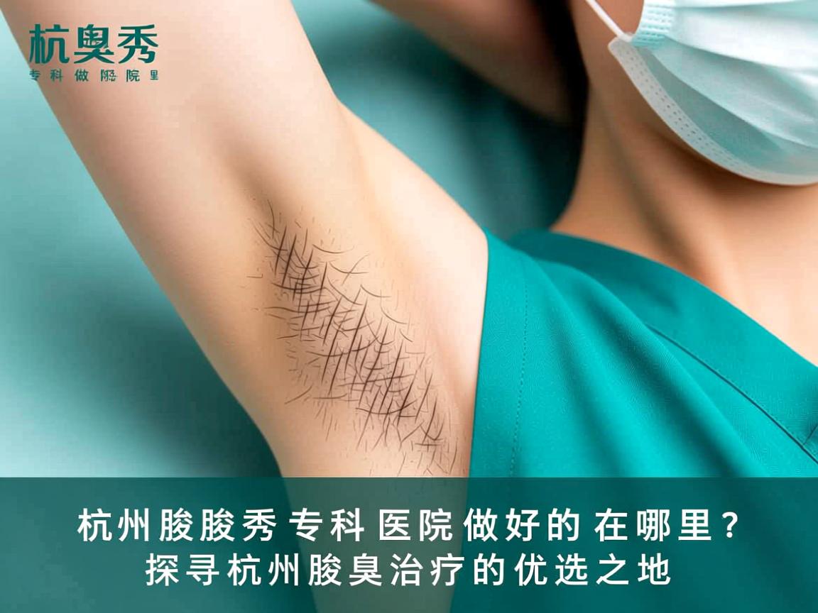 杭州腋秀腋臭专科医院做好的在哪里?探寻杭州腋臭治疗的优选之地 杭州腋秀腋臭专科医院做好的在哪里?探寻杭州腋臭治疗的优选之地