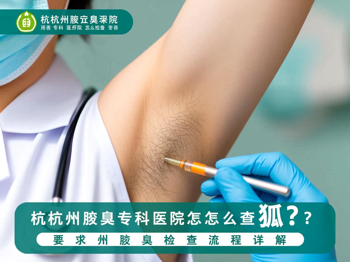 杭州腋臭专科医院怎么检查狐臭？杭州腋臭检查流程详解