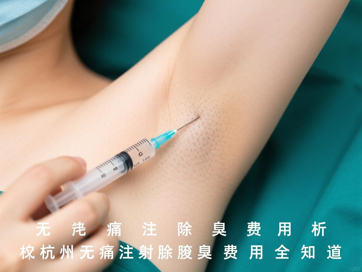 无痛注射除腋臭费用解析，杭州无痛注射除腋臭费用全知道