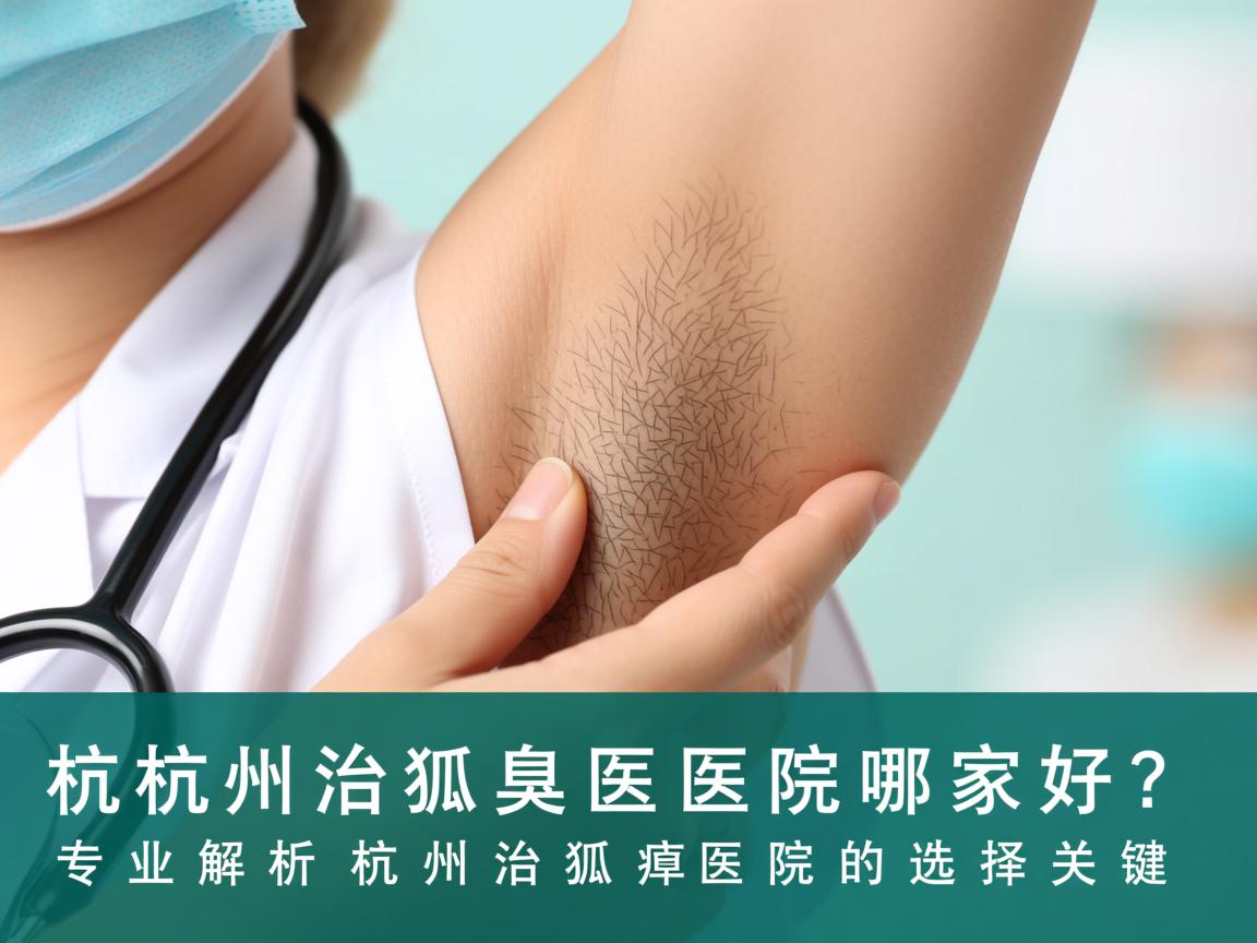 杭州治狐臭医院哪家好？专业解析杭州治狐臭医院的选择关键