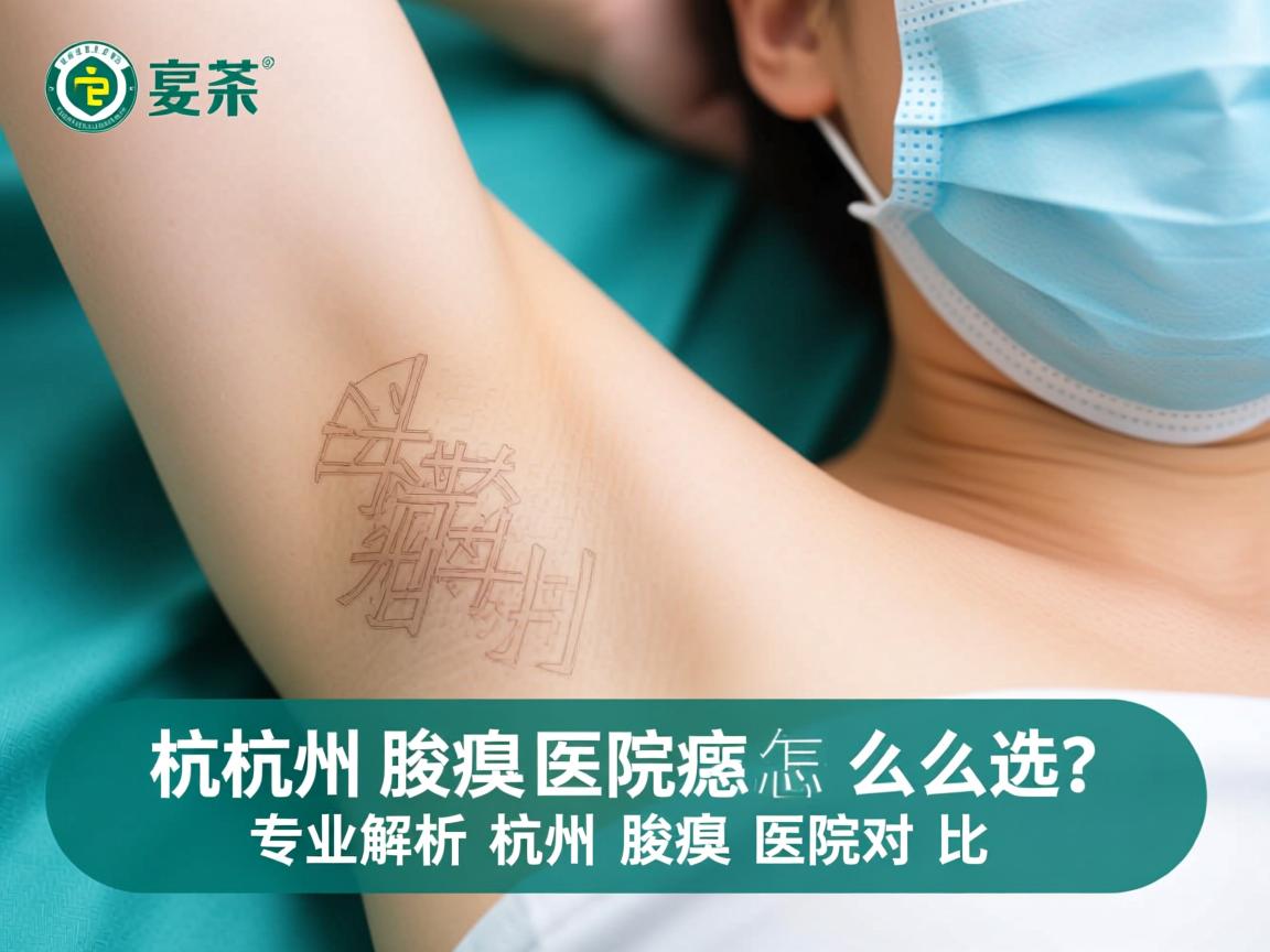 杭州腋臭医院怎么选？专业解析杭州腋臭医院对比