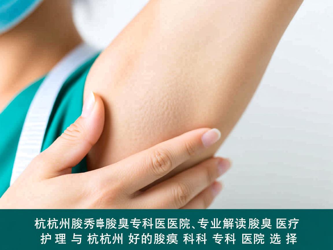 杭州腋秀腋臭专科医院，专业解读腋臭医疗护理与杭州好的腋臭科专科医院选择