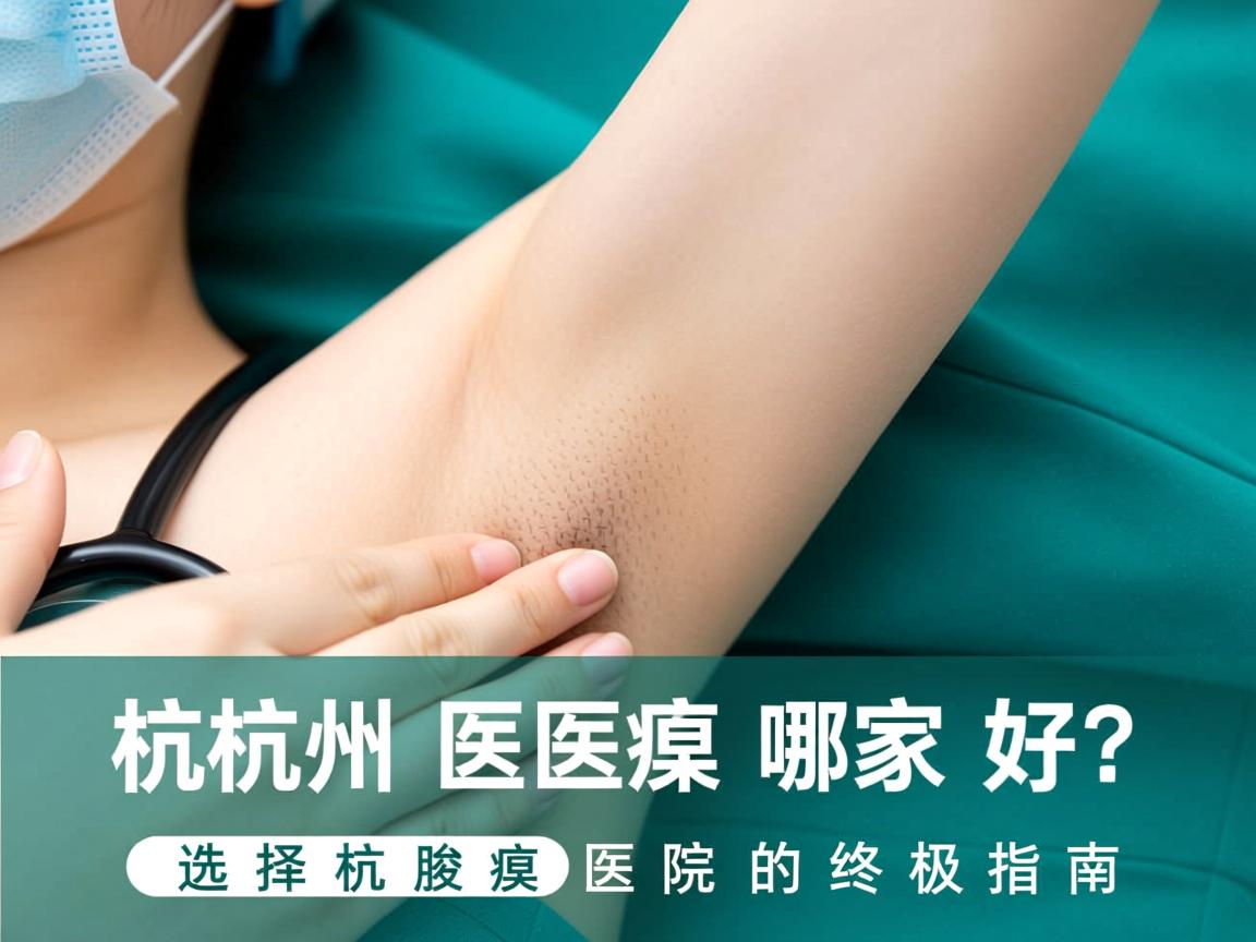 杭州腋臭医院哪家好？选择杭州腋臭医院的终极指南