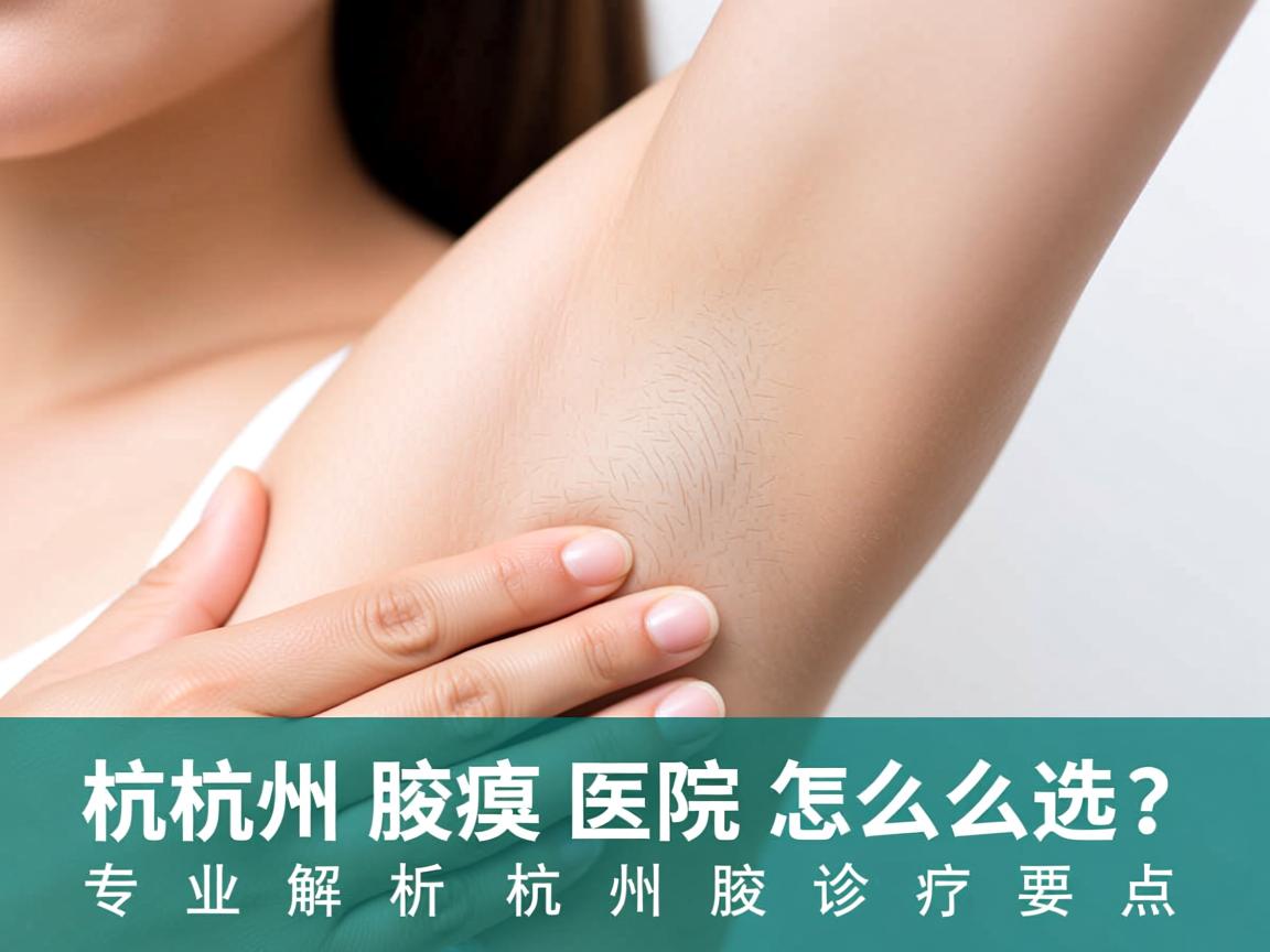 杭州腋臭医院怎么选？专业解析杭州腋臭诊疗要点