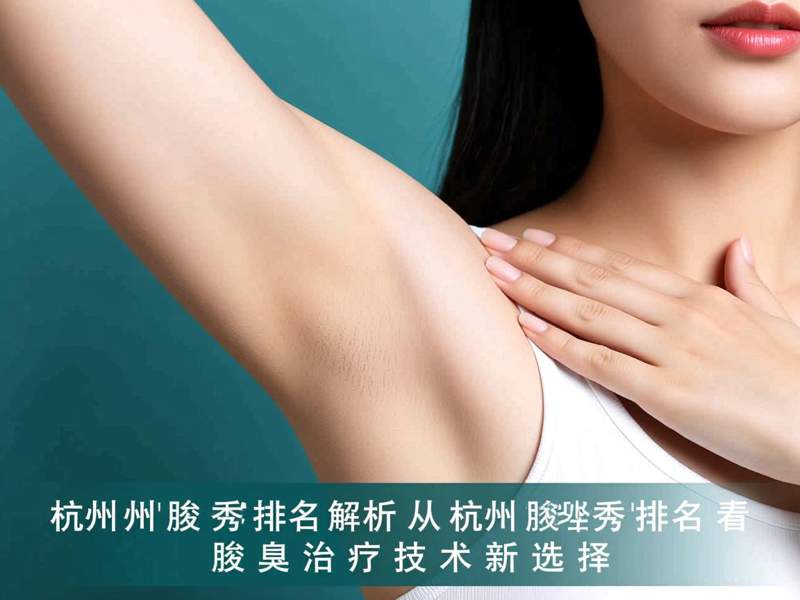 杭州腋秀排名解析，从杭州腋秀排名看腋臭治疗技术新选择