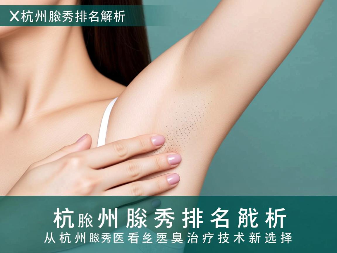 杭州腋秀排名解析，从杭州腋秀排名看腋臭治疗技术新选择