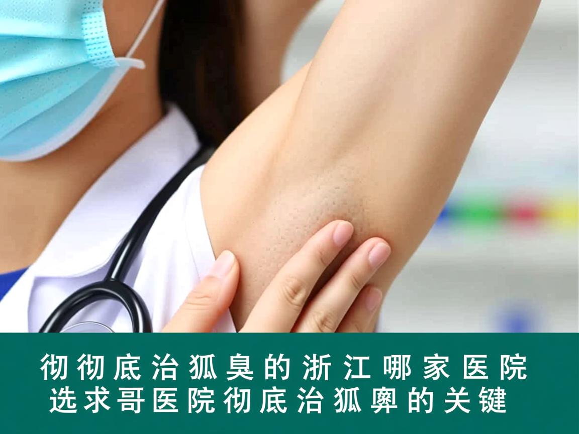彻底治狐臭的浙江哪家医院，选对医院彻底治狐臭的关键