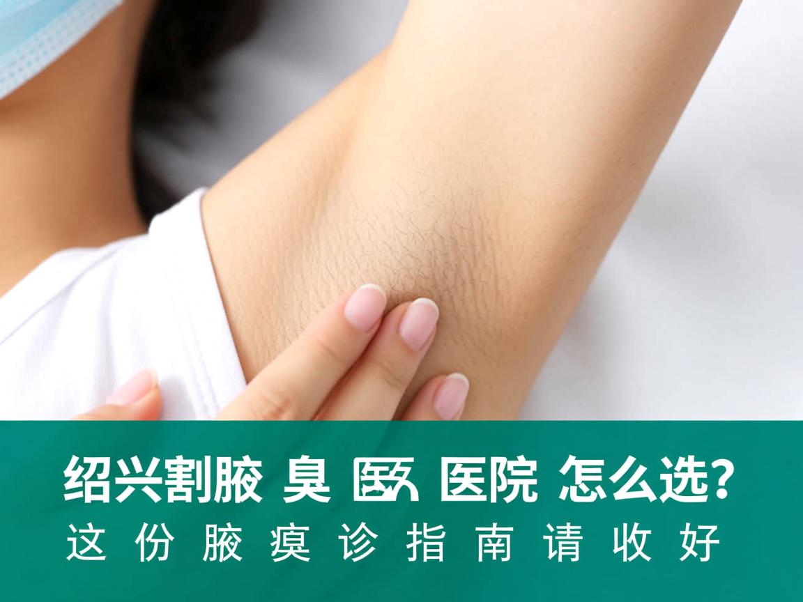 绍兴割腋臭医院怎么选？这份腋臭诊疗指南请收好
