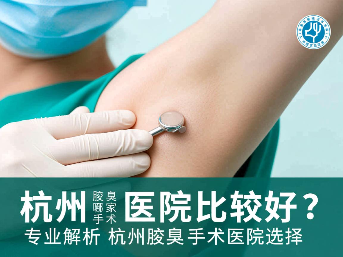 杭州腋臭手术哪家医院比较好？专业解析杭州腋臭手术医院选择