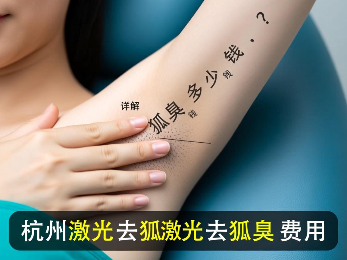 杭州激光去狐臭多少钱？详解杭州激光去狐臭费用