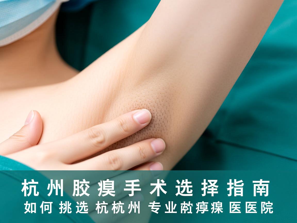 杭州腋臭手术选择指南，如何挑选杭州专业的腋臭医院