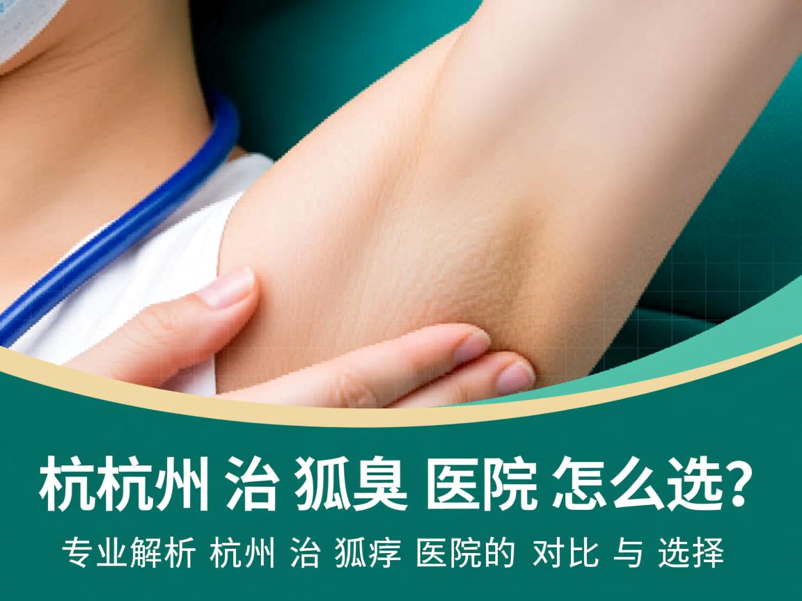 杭州治狐臭医院怎么选？专业解析杭州治狐臭医院的对比与选择