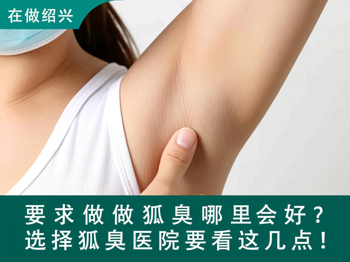 在绍兴做狐臭哪里好？选择狐臭医院要看这几点！