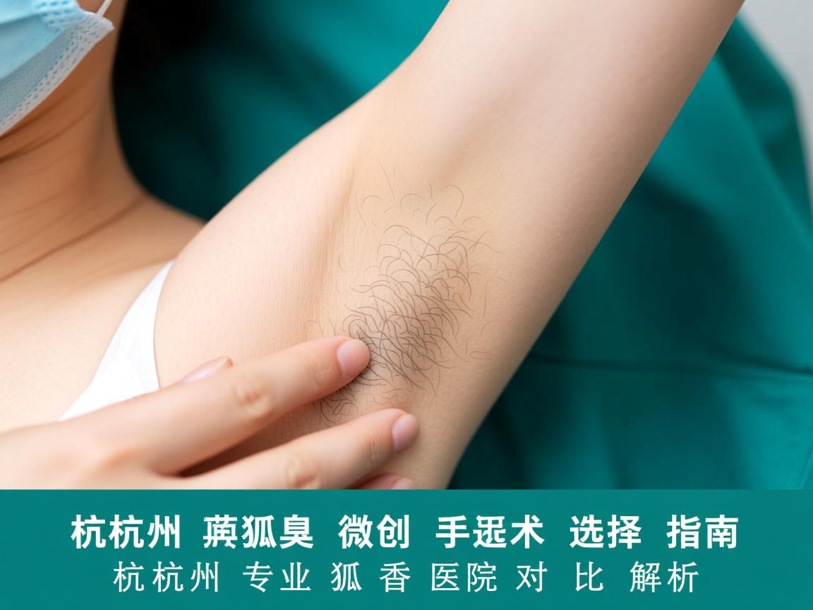 杭州狐臭微创手术选择指南,杭州专业狐香医院对比解析 杭州狐臭微创手术选择指南,杭州专业狐香医院对比解析