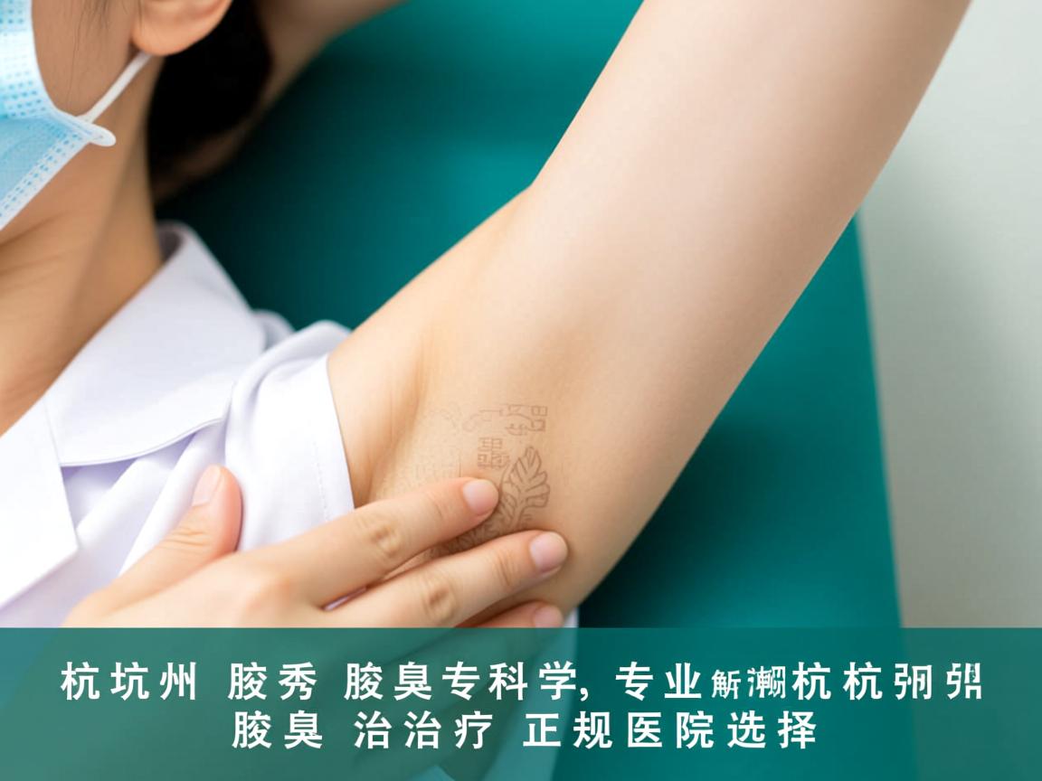 杭州腋秀腋臭专科,专业解析杭州腋臭治疗的正规医院选择 杭州腋秀腋臭专科,专业解析杭州腋臭治疗的正规医院选择