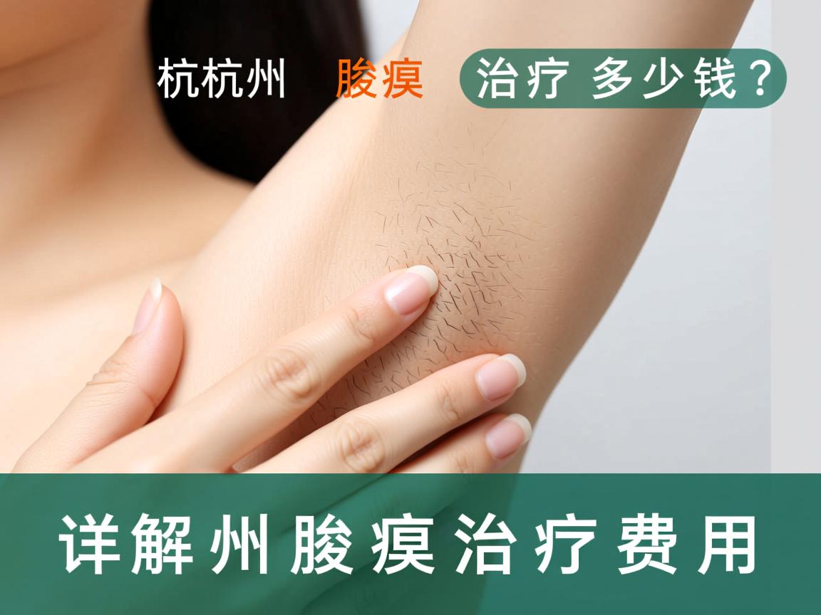 杭州腋臭治疗多少钱？详解杭州腋臭治疗费用