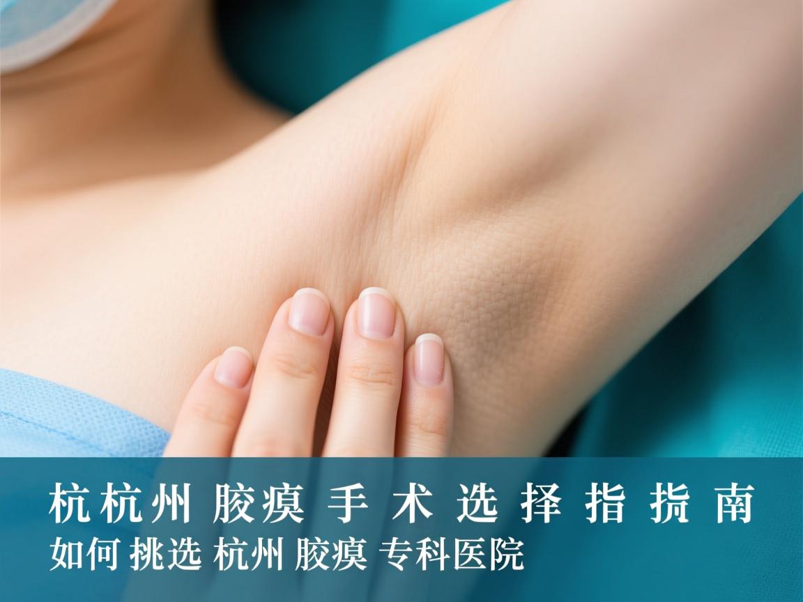 杭州腋臭手术选择指南，如何挑选杭州腋臭专科医院