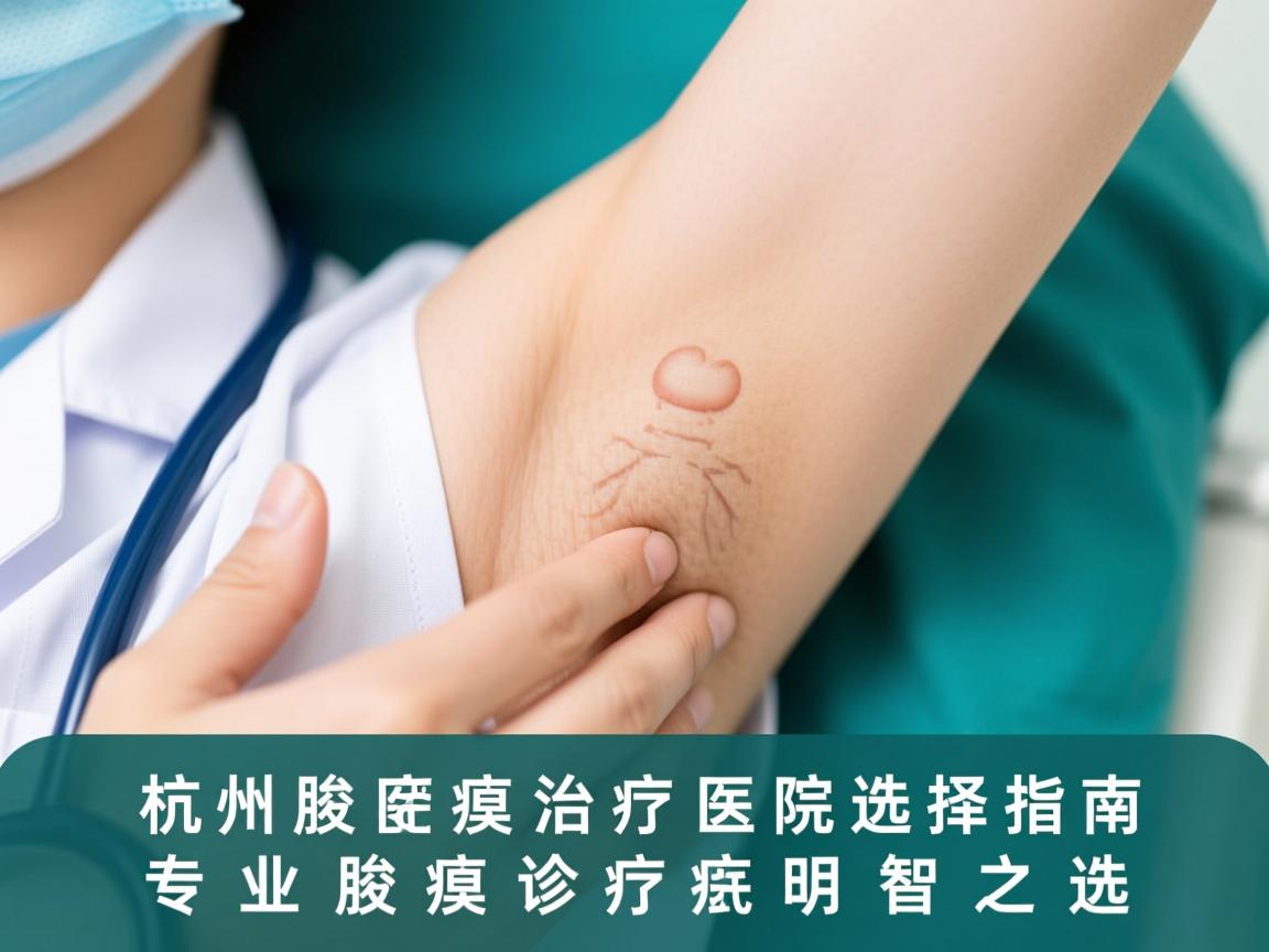 杭州腋臭治疗医院选择指南，专业腋臭诊疗的明智之选