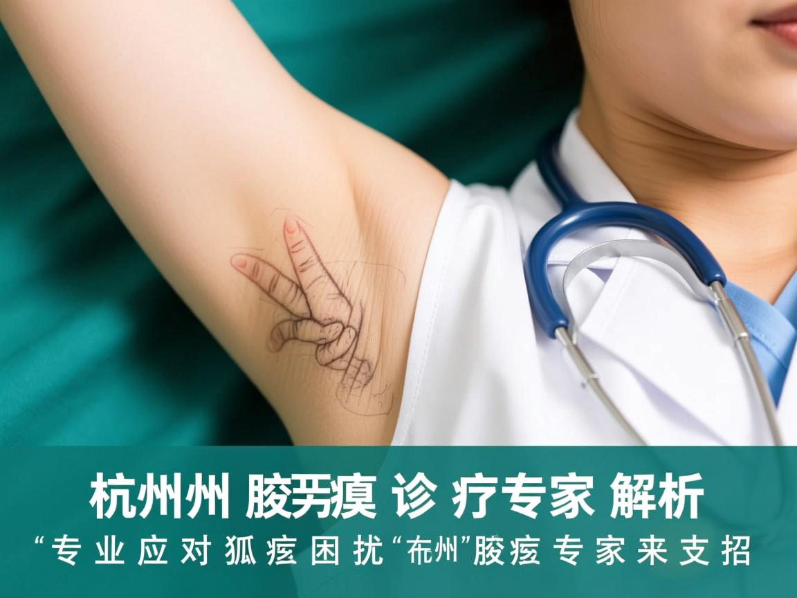 杭州腋臭诊疗专家解析，专业应对狐臭困扰，杭州腋臭专家来支招