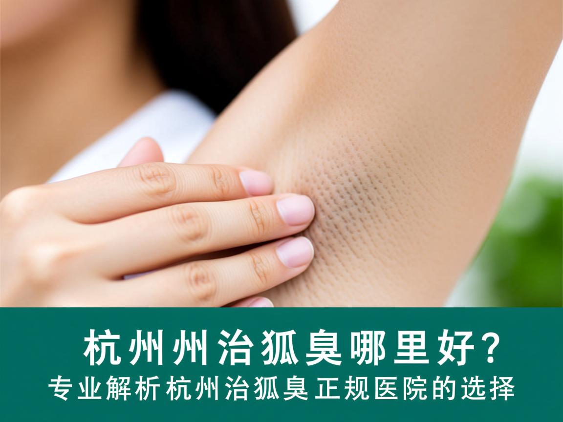 杭州治狐臭哪里好？专业解析杭州治狐臭正规医院的选择