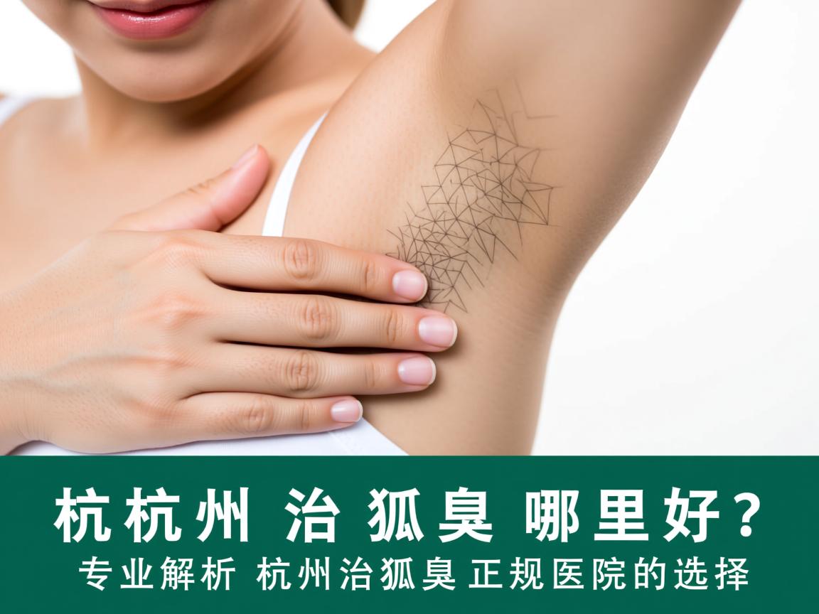 杭州治狐臭哪里好？专业解析杭州治狐臭正规医院的选择