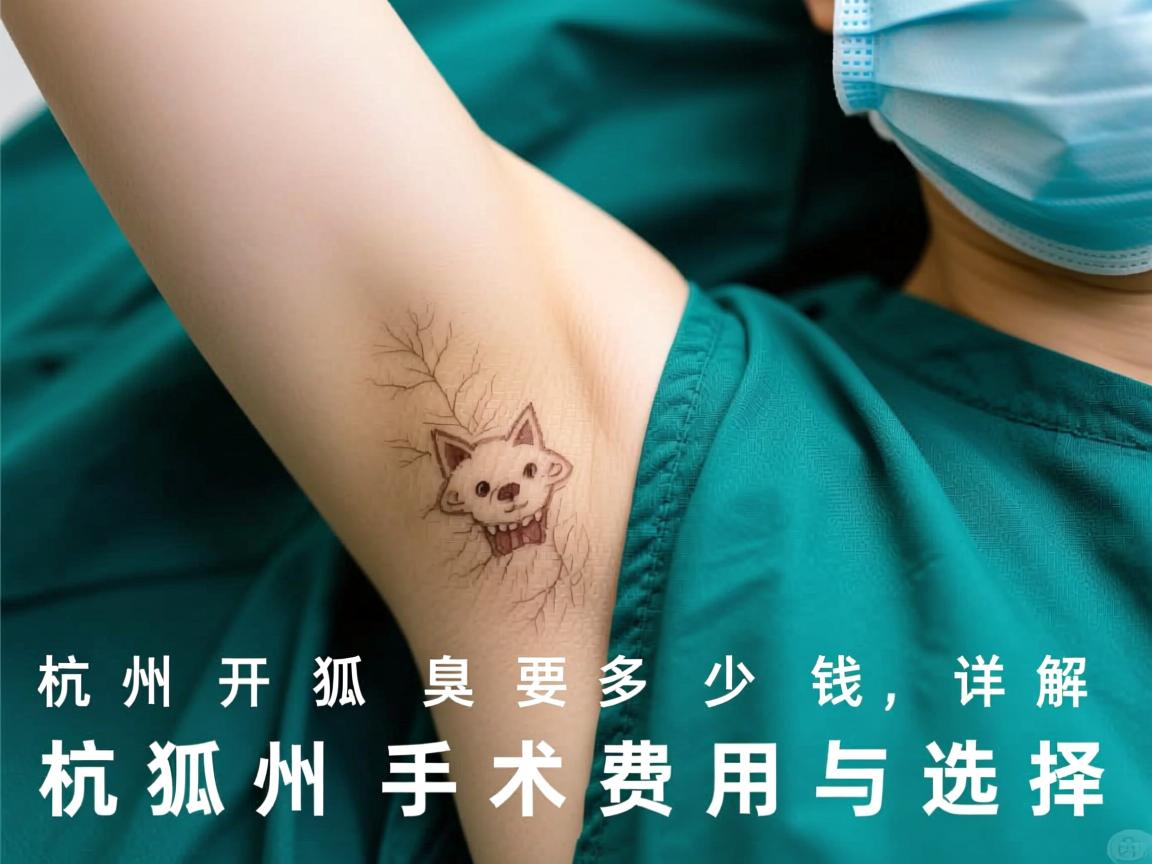 杭州开狐臭要多少钱，详解杭州狐臭手术费用与选择