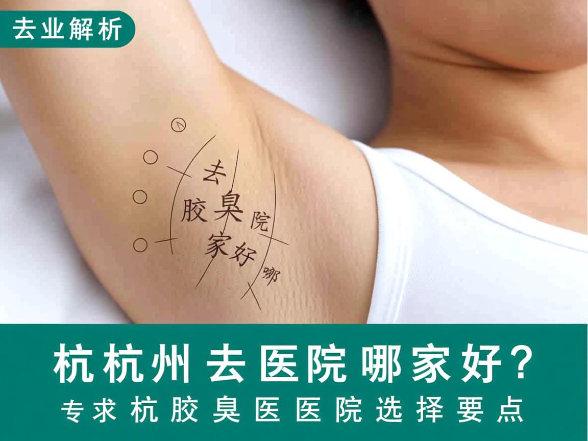 杭州去腋臭医院哪家好？专业解析杭州去腋臭医院选择要点