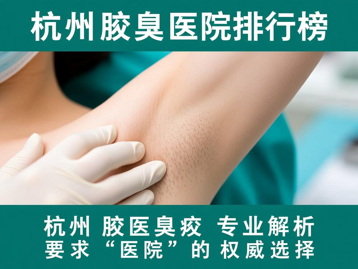 杭州腋臭医院排行榜，专业解析杭州腋臭医院的权威选择