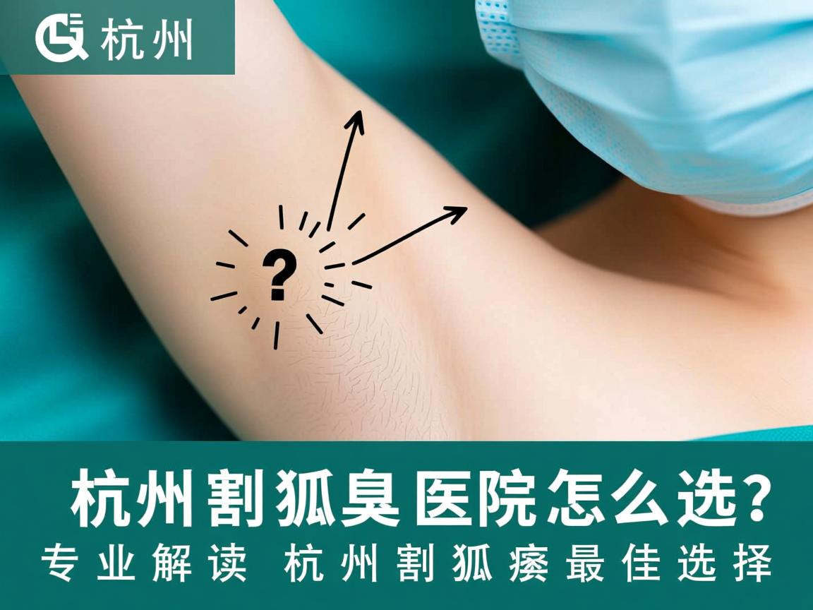 杭州割狐臭医院怎么选？专业解读杭州割狐臭最佳选择