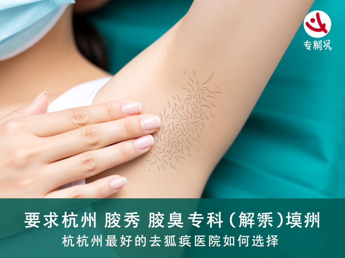 杭州腋秀腋臭专科，解析杭州最好的去狐臭医院如何选择