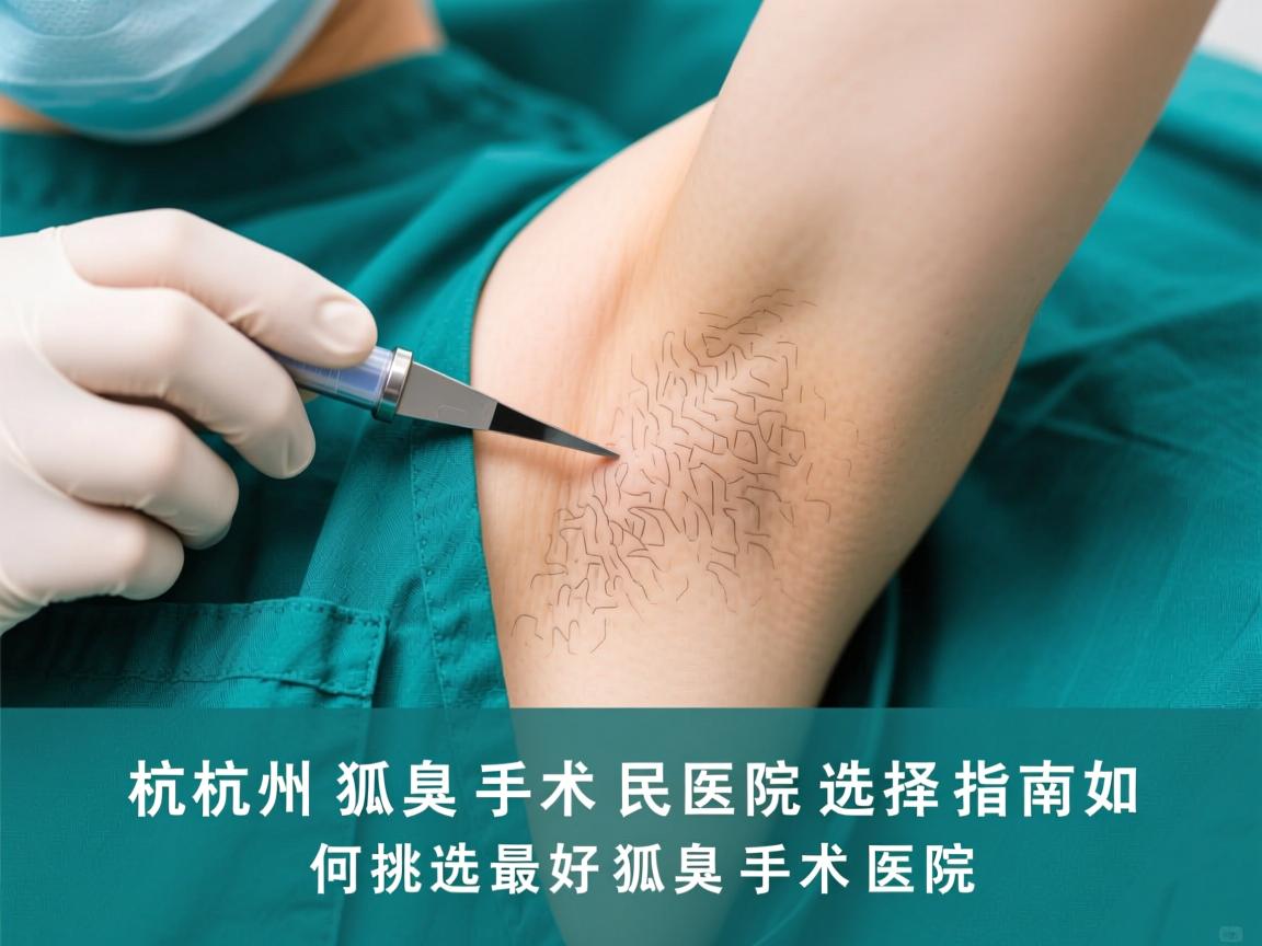 杭州狐臭手术医院选择指南，如何挑选最好的狐臭手术医院