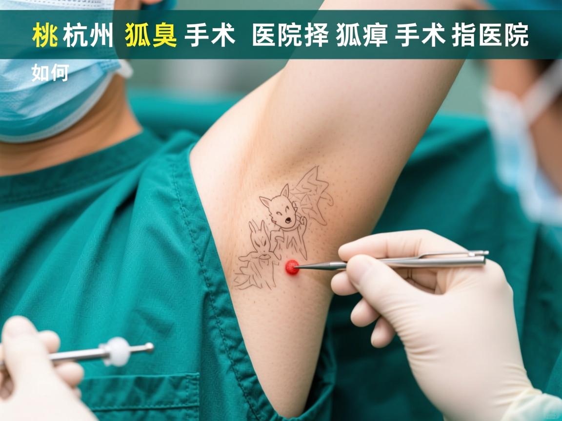 杭州狐臭手术医院选择指南，如何挑选专业的狐臭手术医院