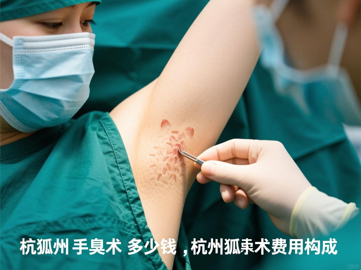杭州狐臭手术多少钱，详解杭州狐臭手术费用构成