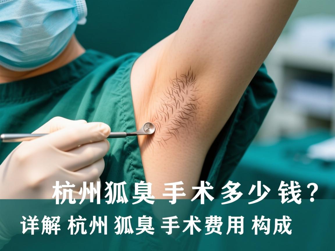 杭州狐臭手术多少钱？详解杭州狐臭手术费用构成