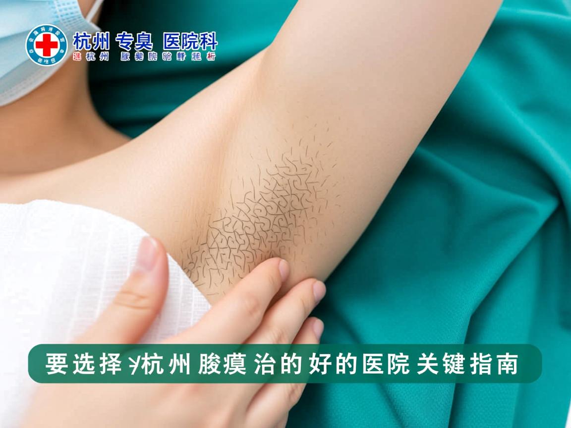 杭州腋臭专科医院解析，选择杭州腋臭治的好的医院关键指南