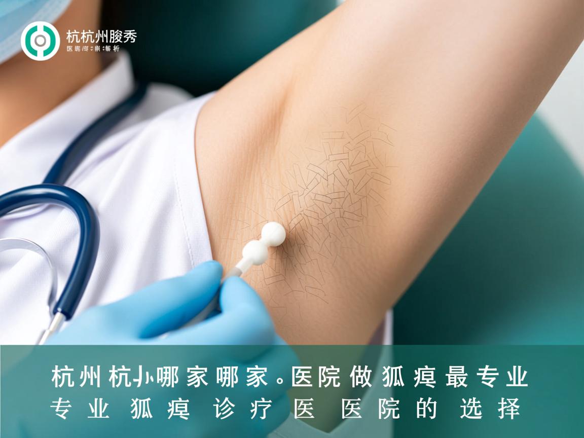 杭州腋秀解析，杭州哪家医院做狐臭最专业，专业狐臭诊疗医院的选择