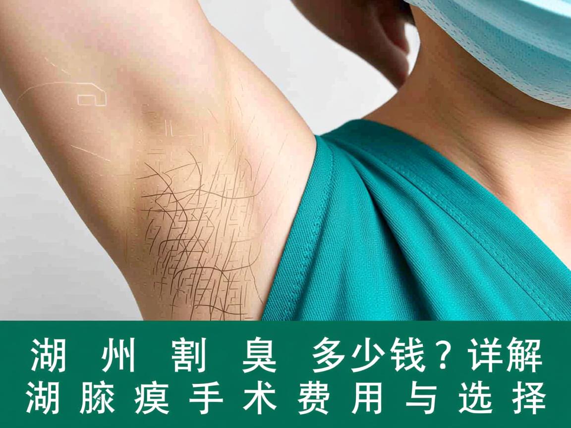 在湖州割腋臭多少钱？详解湖州腋臭手术费用与选择