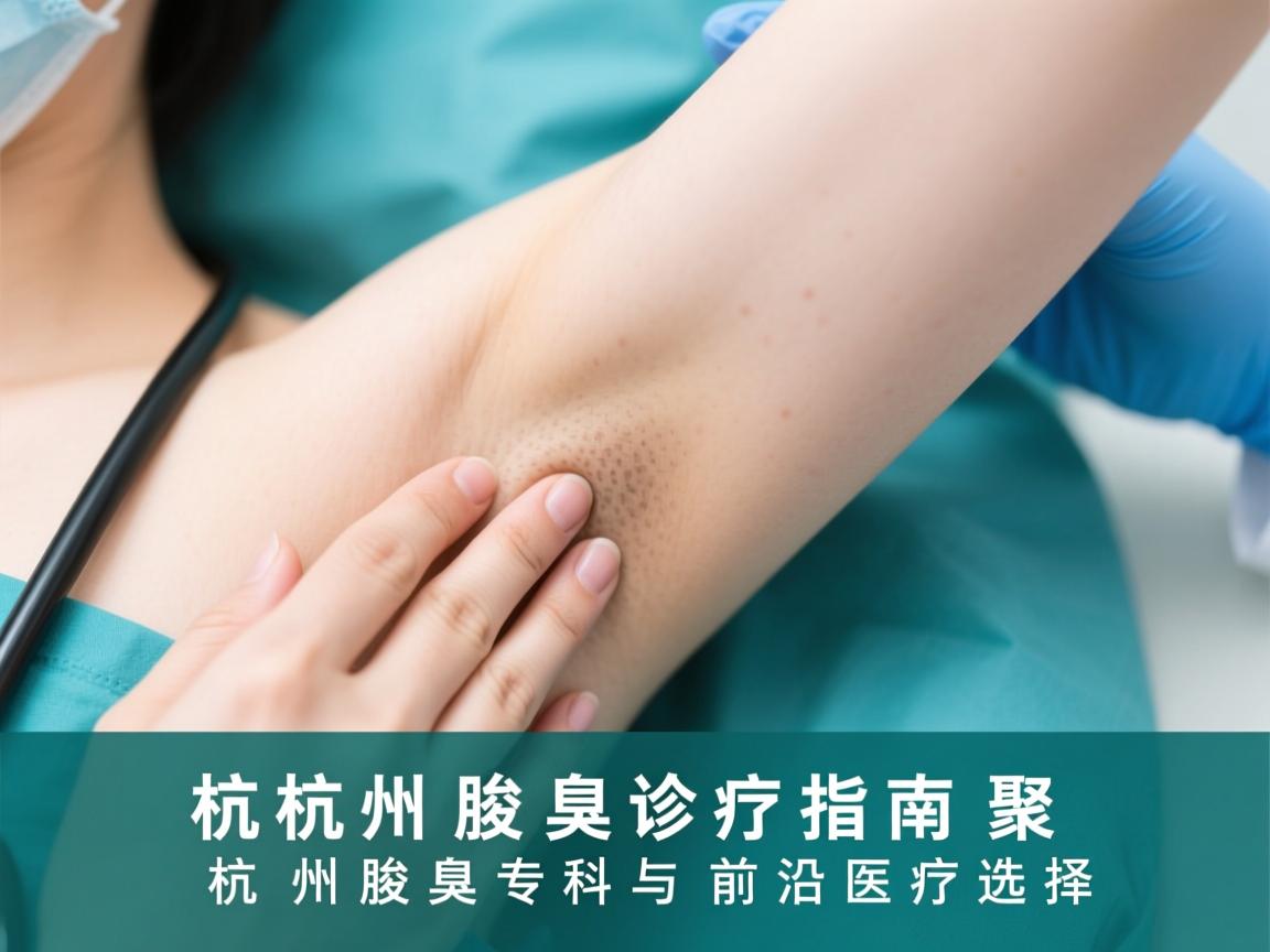杭州腋臭诊疗指南，聚焦杭州腋臭专科与前沿医疗选择