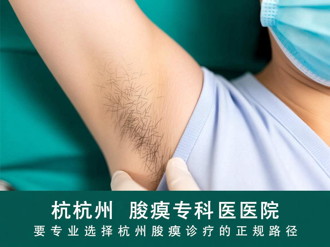 杭州腋臭专科医院解析，专业选择杭州腋臭诊疗的正规路径