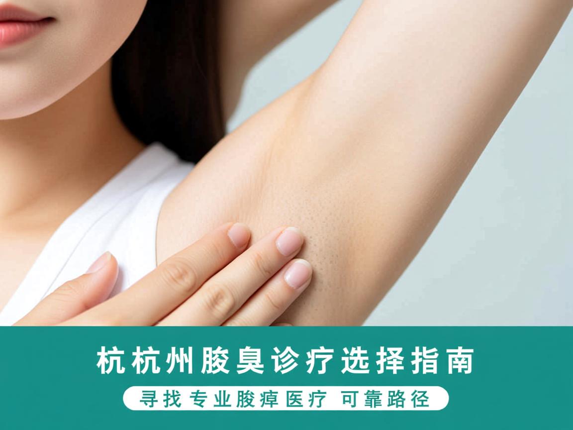 杭州腋臭诊疗选择指南，寻找专业腋臭医疗的可靠路径