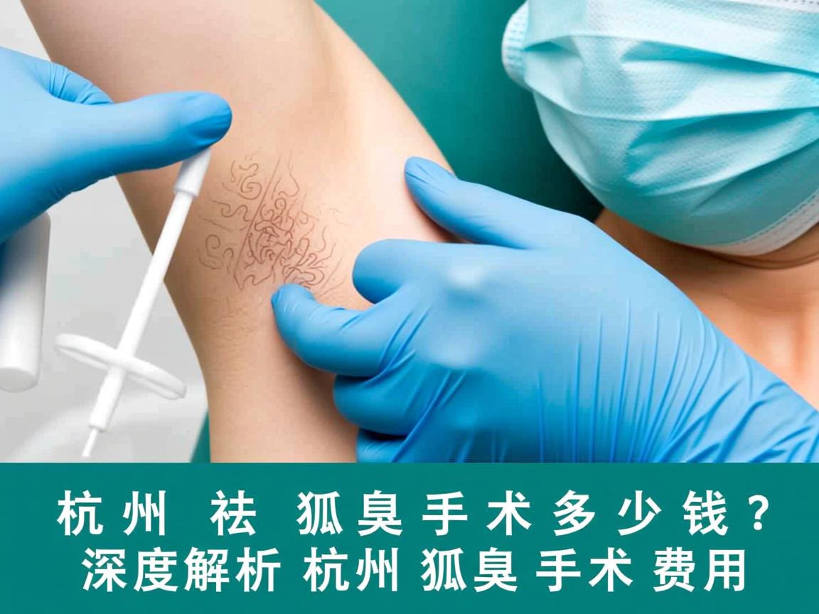 杭州祛狐臭手术多少钱?深度解析杭州狐臭手术费用 杭州祛狐臭手术多少钱?深度解析杭州狐臭手术费用