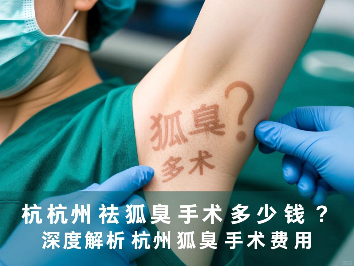 杭州祛狐臭手术多少钱?深度解析杭州狐臭手术费用 杭州祛狐臭手术多少钱?深度解析杭州狐臭手术费用