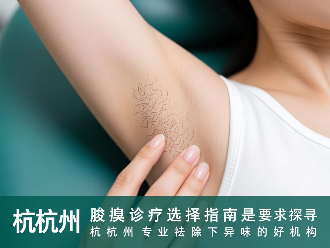 杭州腋臭诊疗选择指南，探寻杭州专业祛除腋下异味的好机构