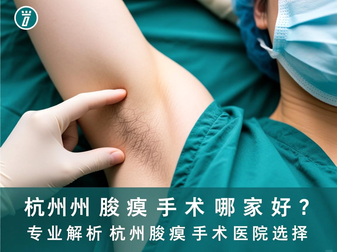 杭州腋臭手术哪家好？专业解析杭州腋臭手术医院选择