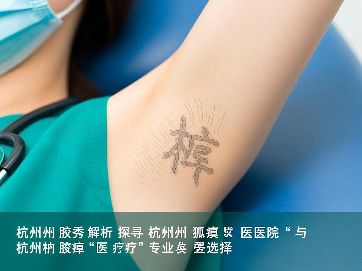 杭州腋秀解析，探寻杭州狐臭医院与杭州腋臭医疗的专业选择