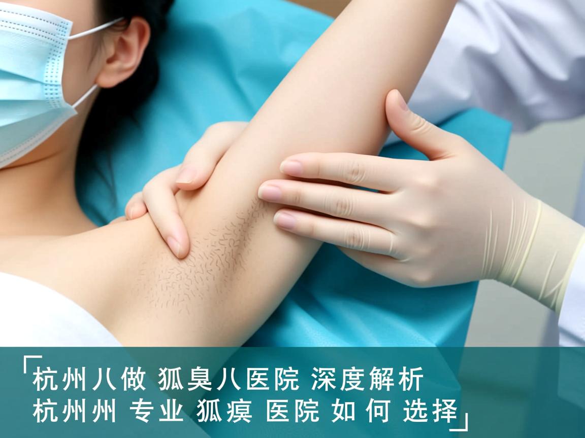 杭州做狐臭医院深度解析，杭州专业狐臭医院如何选择