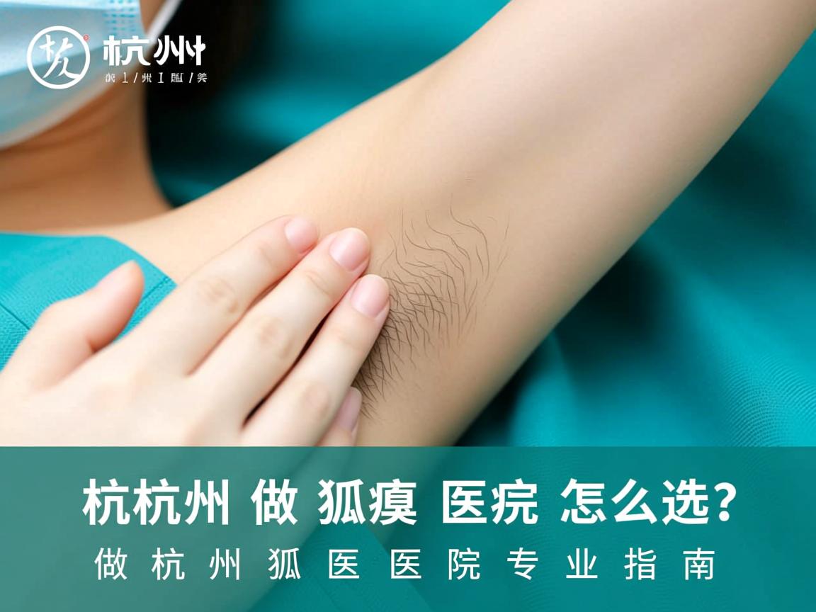 杭州做狐臭医院怎么选？杭州狐臭医院专业指南