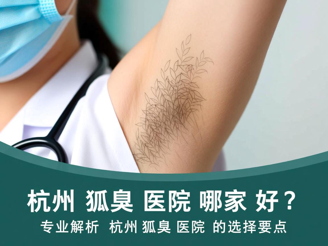 杭州狐臭医院哪家好？专业解析杭州狐臭医院的选择要点