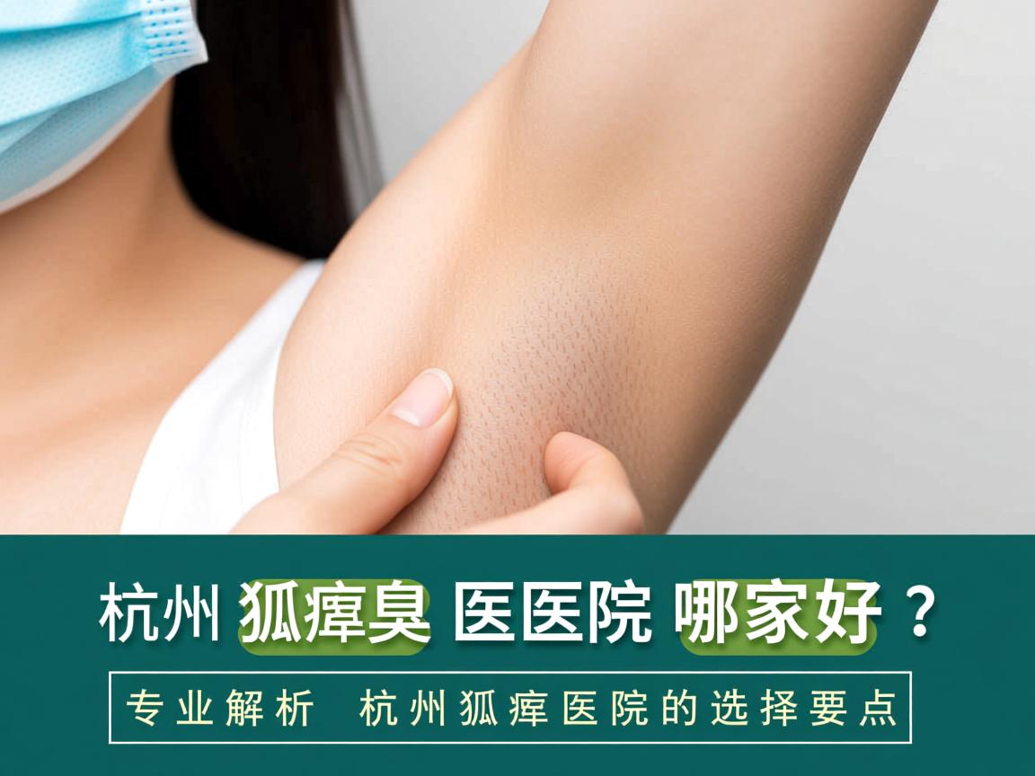 杭州狐臭医院哪家好？专业解析杭州狐臭医院的选择要点